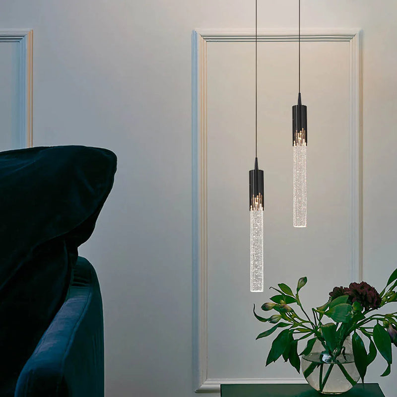 Hanglamp van Glas in Cilindervorm - Lustreau