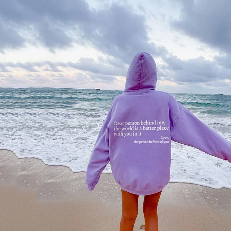 Stijlvolle Hartverwarmende Dames Hoodie - Aurora