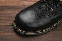 Vardi Dante™ skórzane zimowe kozaki | z przyjemnie ciepłą wełnianą wyściółką