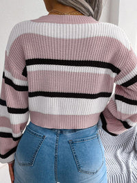 Gestreepte Crop Trui - Emory