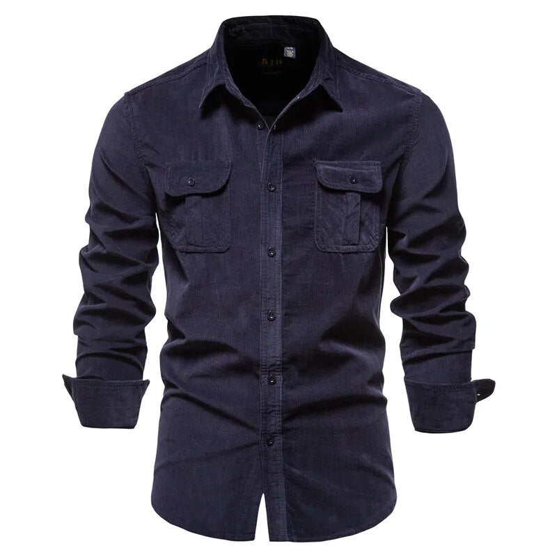 Vardi Dante™ Casual Overhemd | Casual corduroy overhemd voor elk moment