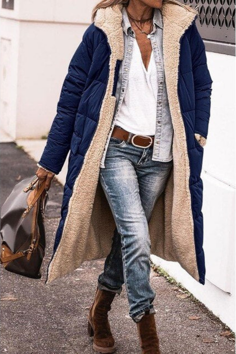Trendy Dubbelzijdige Dames Winterjas - Sofia
