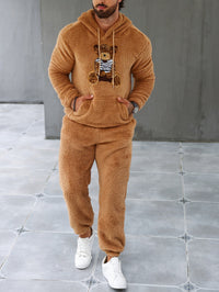 Fuzzy Fleece Tweedelige Outfitset - Logan