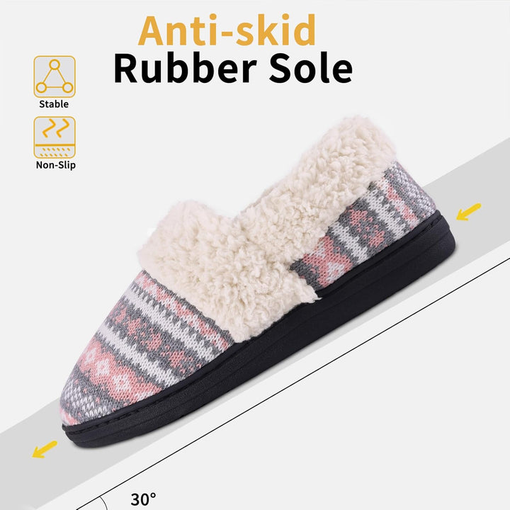 Winterse Gebreide Pantoffels - CozyCloud