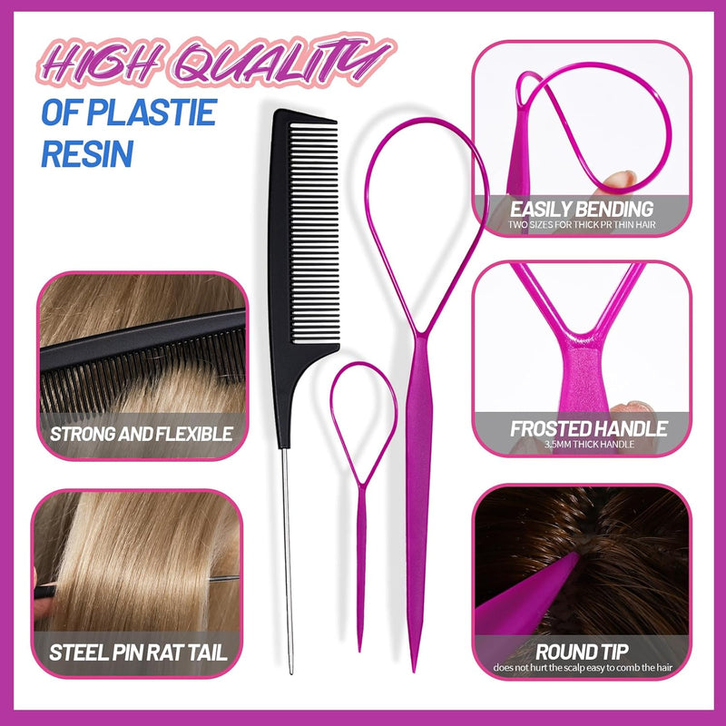 Kleurvolle Elastische Haarbanden en Accessoires Set
