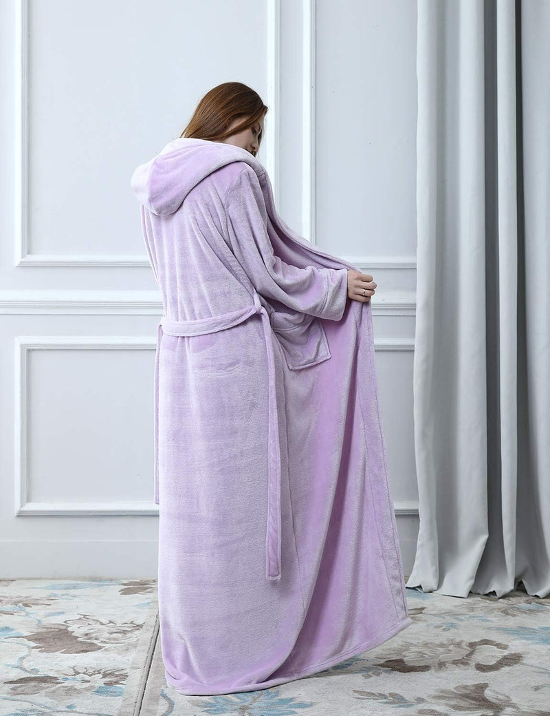 Fluffy Fleece Badjas met Capuchon - CozyFluff