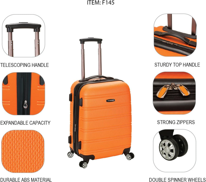 Lichtgewicht Uitbreidbare Hardcase Carry-On met Dubbele Spinner Wielen