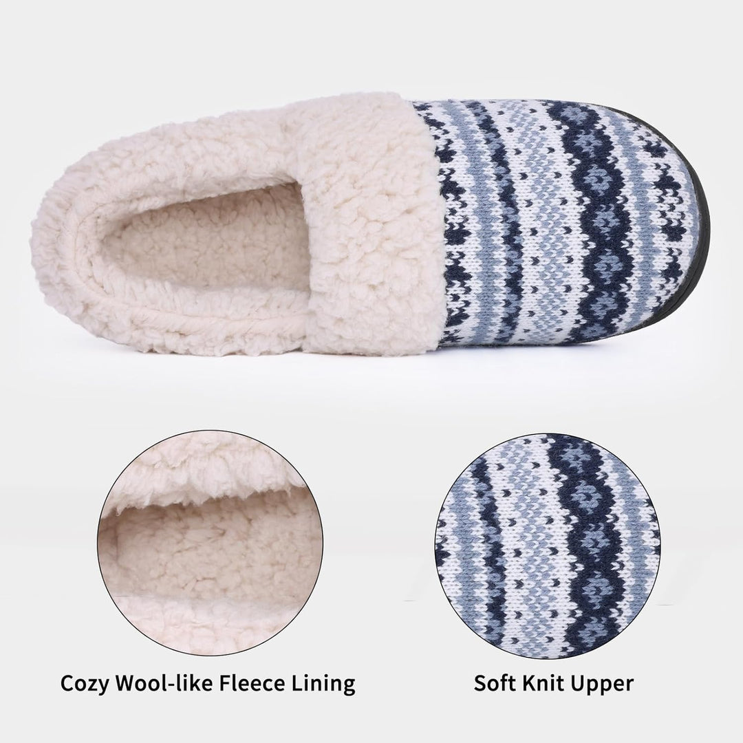 Winterse Gebreide Pantoffels - CozyCloud