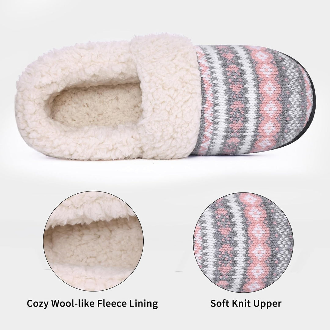 Winterse Gebreide Pantoffels - CozyCloud