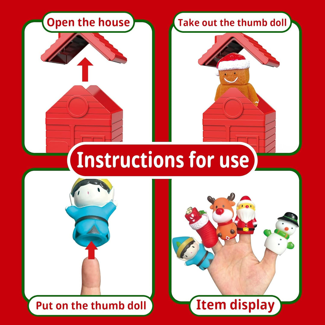 Kerst Vingerpoppen Set - FestiveFingers