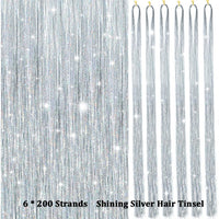 Sprankelende Haar Tinsel Kit – Strengen van Glitter!