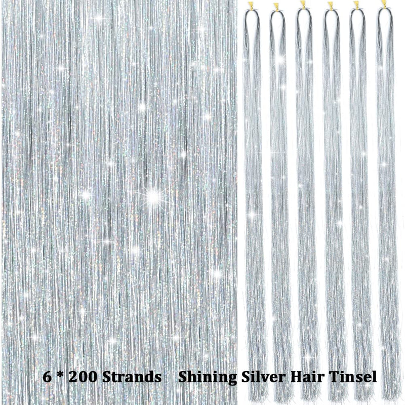 Sprankelende Haar Tinsel Kit – Strengen van Glitter!