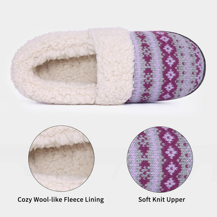 Winterse Gebreide Pantoffels - CozyCloud