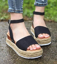 Trendy Dames Espadrille Zomersandalen – Liv