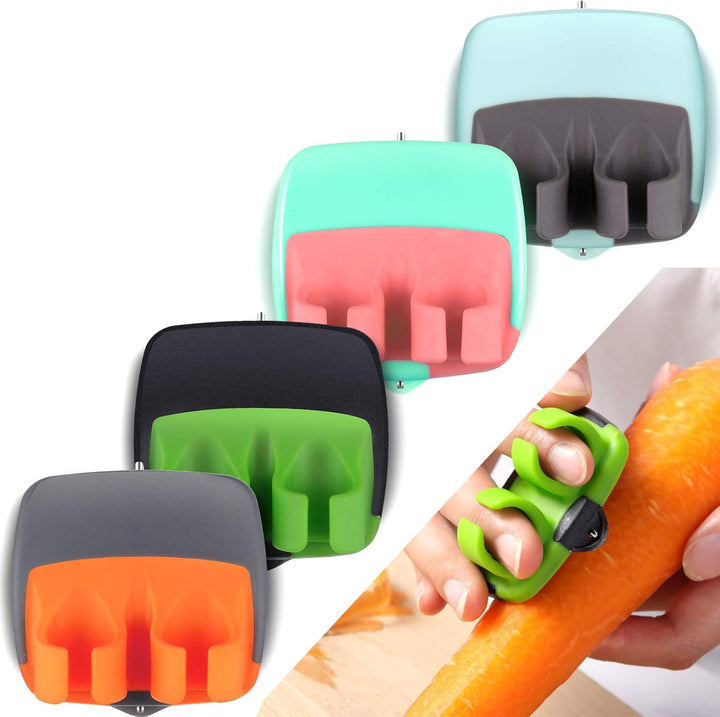 4-delige Vinger Groenten Schiller Set