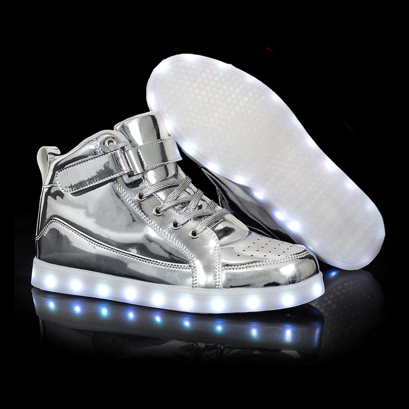 Trendy LED Sneakers met Oplaadbare Verlichting - LumaBoost