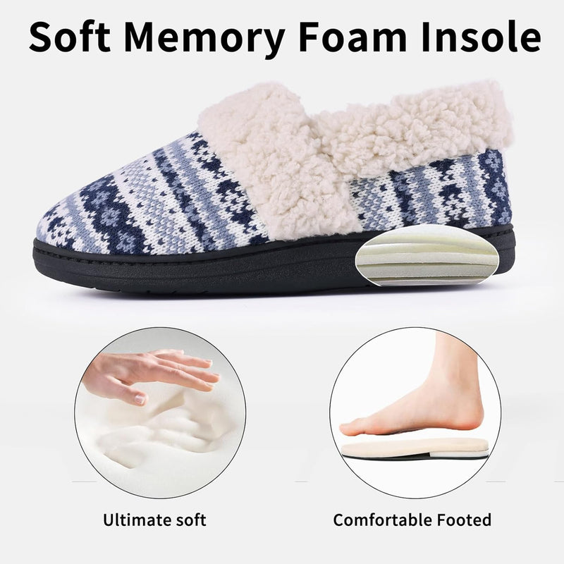 Winterse Gebreide Pantoffels - CozyCloud