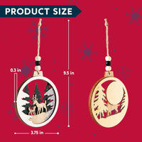 Rendier & Kerstman Ornamenten Set - JollyJoy