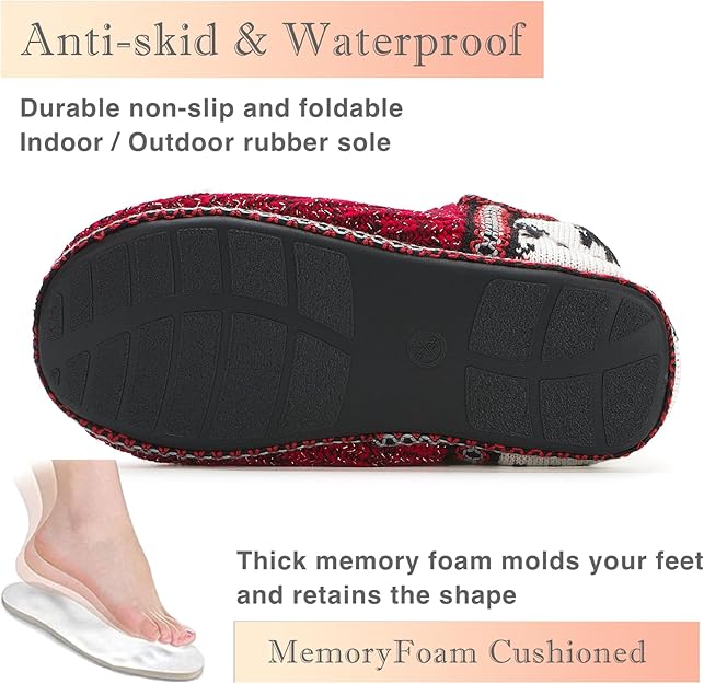 Warme Bootie Sloffen met Memory Foam - CozyBoot