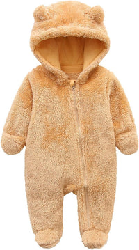 Warme Baby Romper Met Capuchon