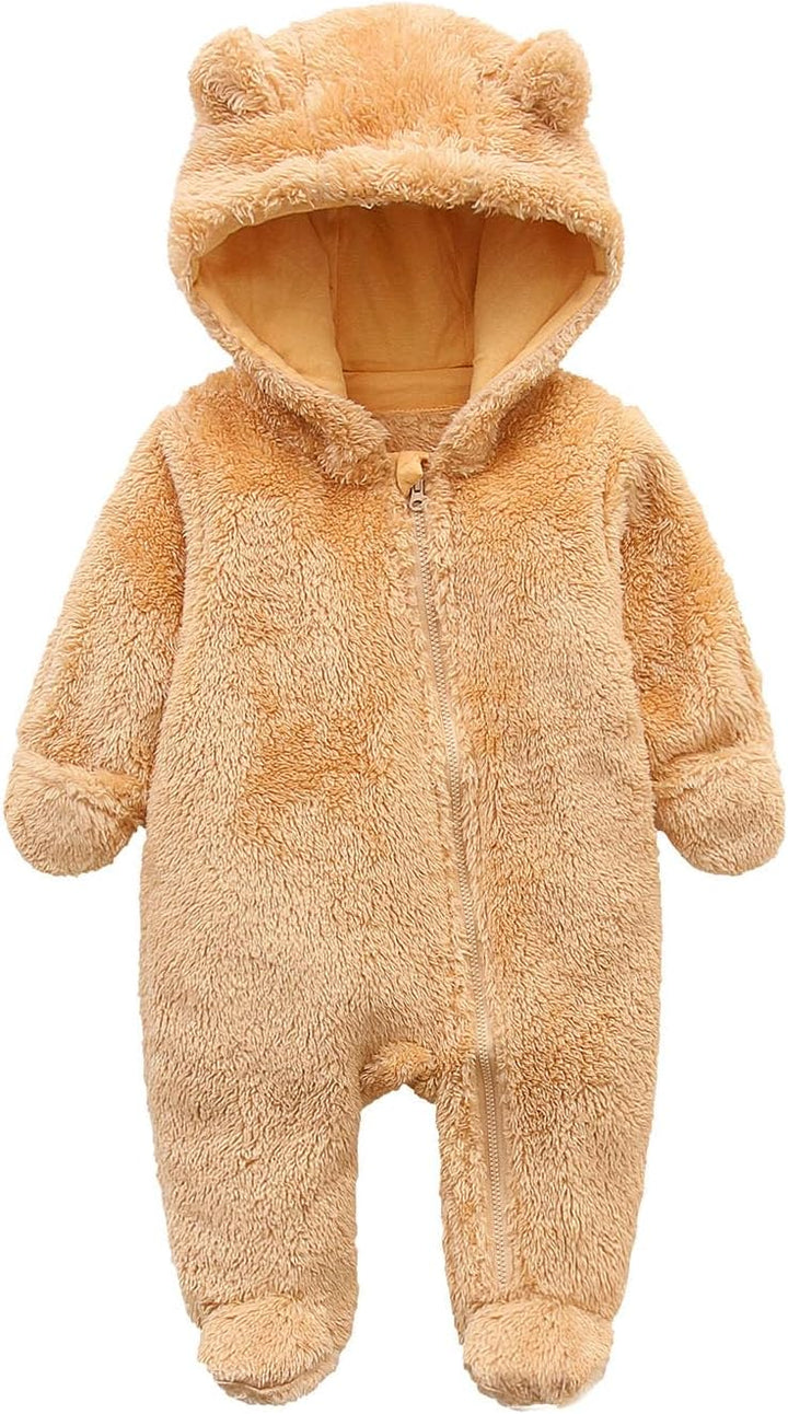 Warme Baby Romper Met Capuchon