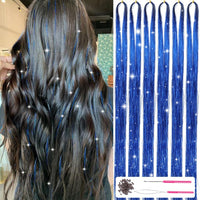 Sprankelende Haar Tinsel Kit – Strengen van Glitter!