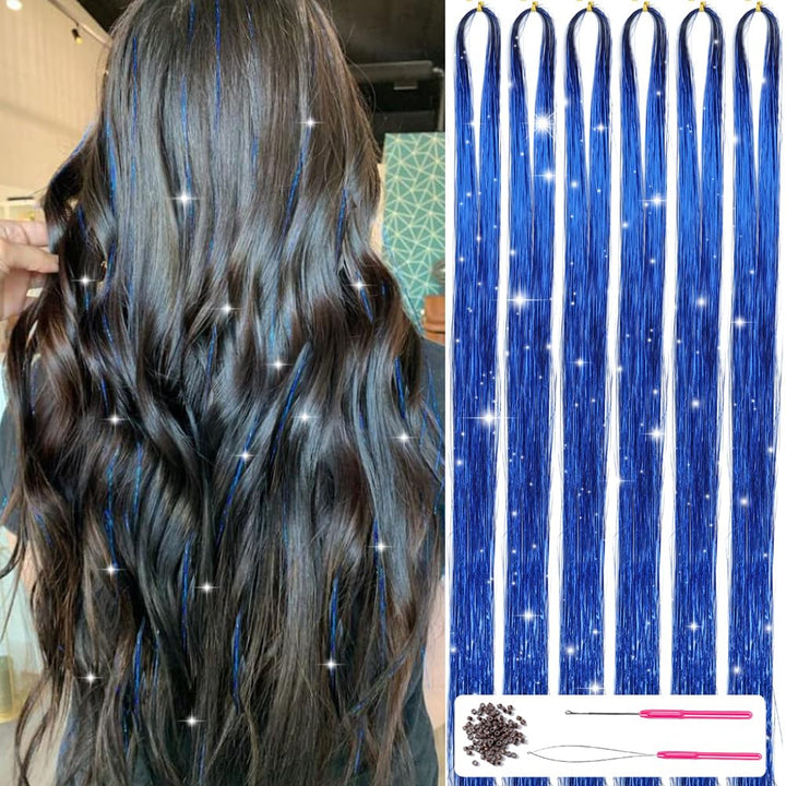 Sprankelende Haar Tinsel Kit – Strengen van Glitter!