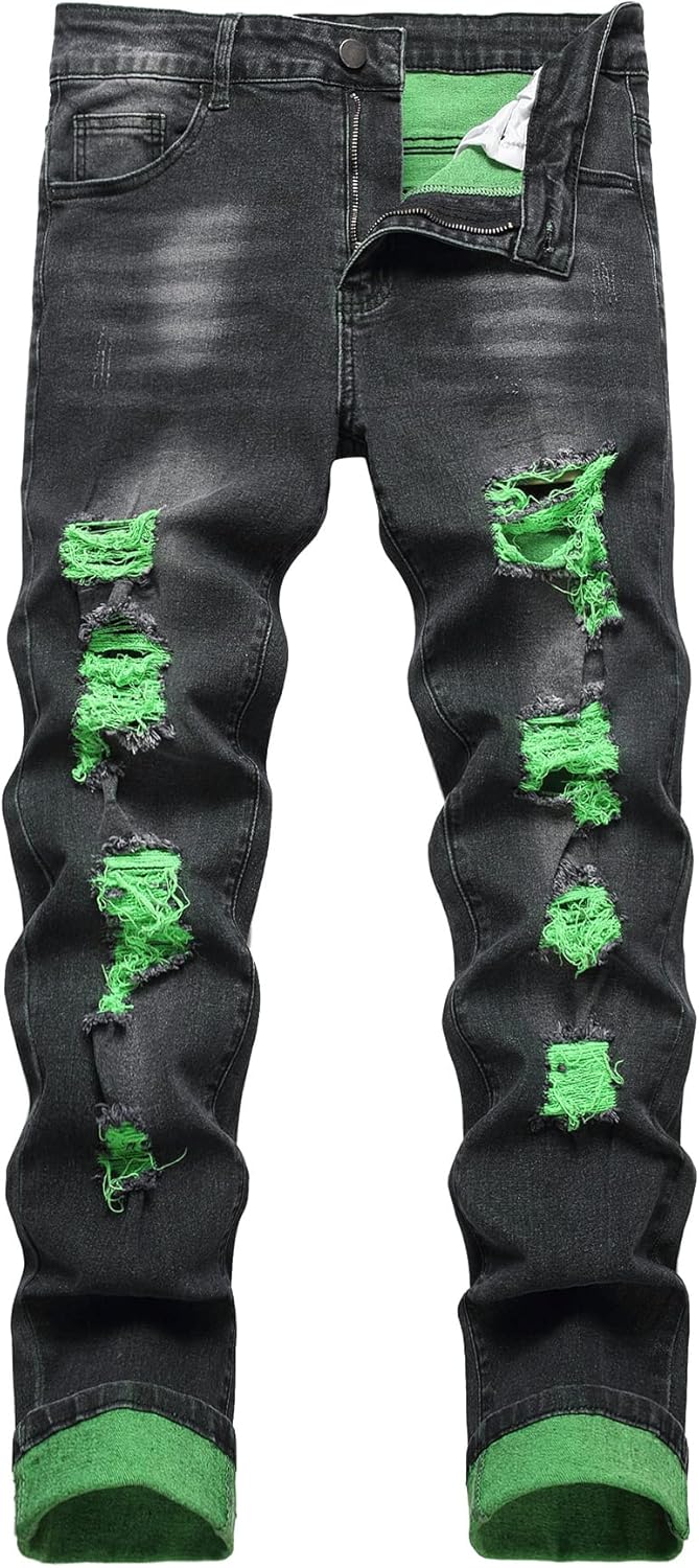 Heren Slim-Fit Ripped Jeans - Mick