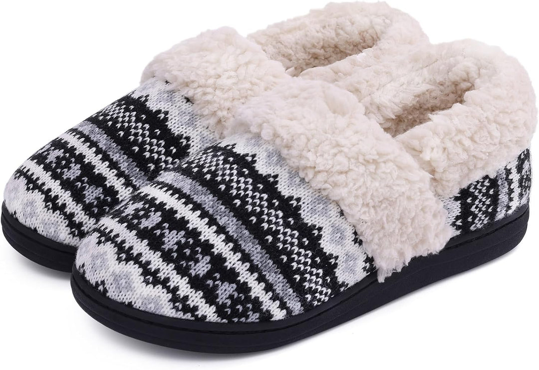 Winterse Gebreide Pantoffels - CozyCloud