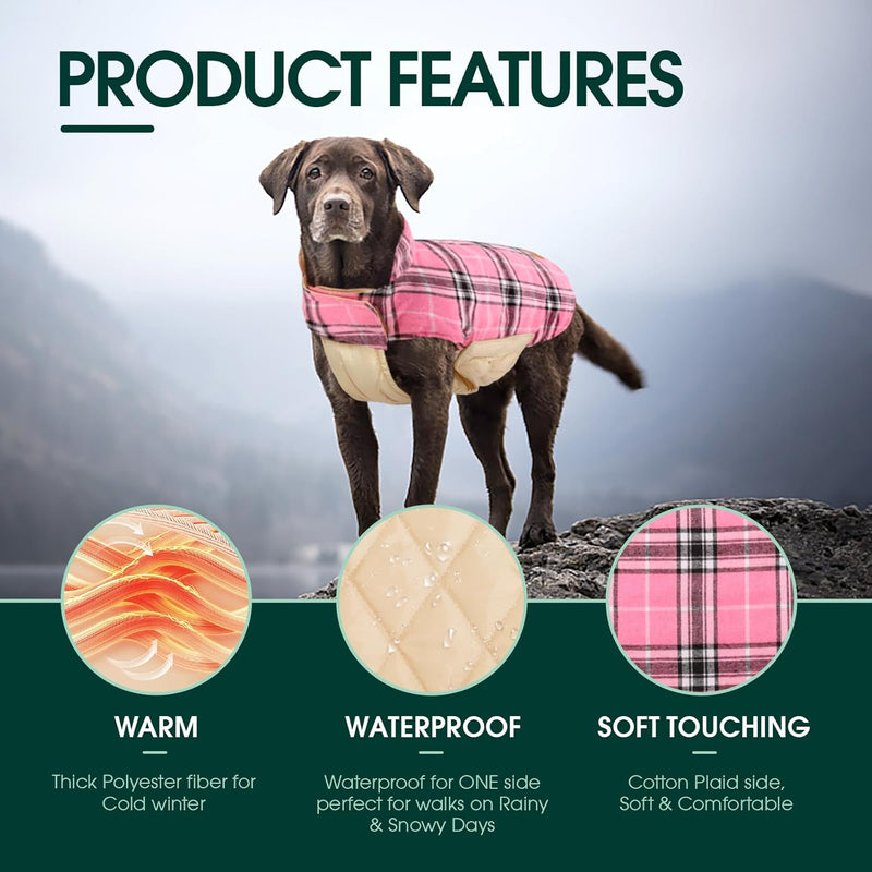 Cozy Waterproof Hondenjas – Winterjas in Britse Stijl
