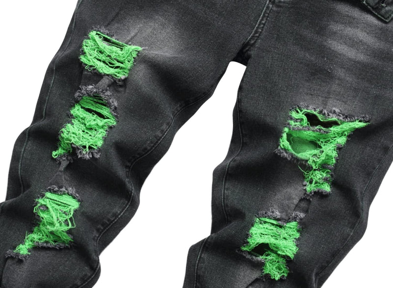 Heren Slim-Fit Ripped Jeans - Mick