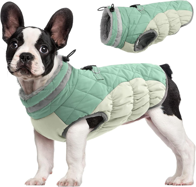 Warme Honden Winterjas met Ingebouwd Harnas