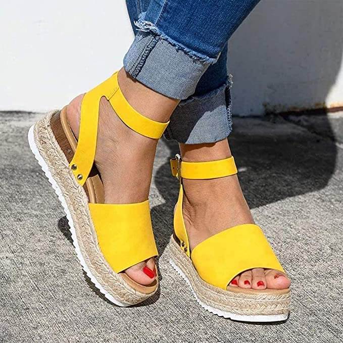 Trendy Dames Espadrille Zomersandalen – Liv