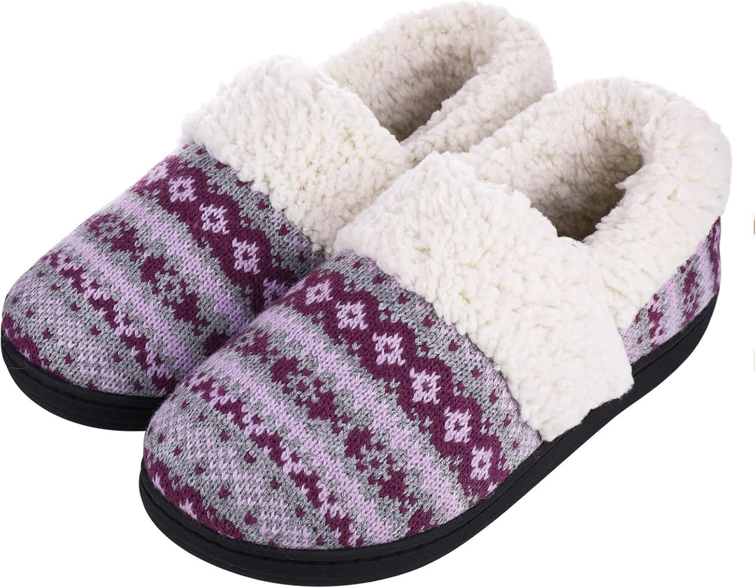 Winterse Gebreide Pantoffels - CozyCloud