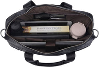 Premium Koeienleren 15” Business Actetas met Organizer Vakken