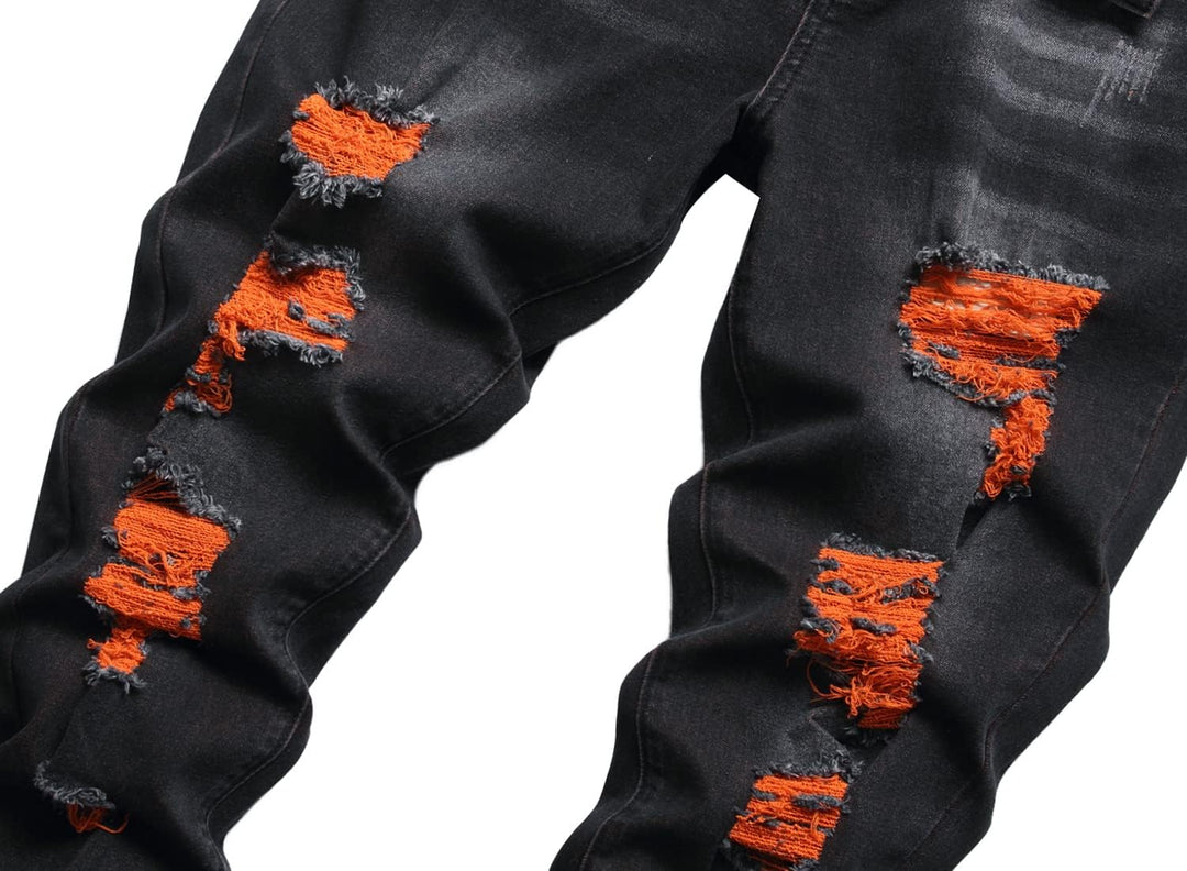Heren Slim-Fit Ripped Jeans - Mick
