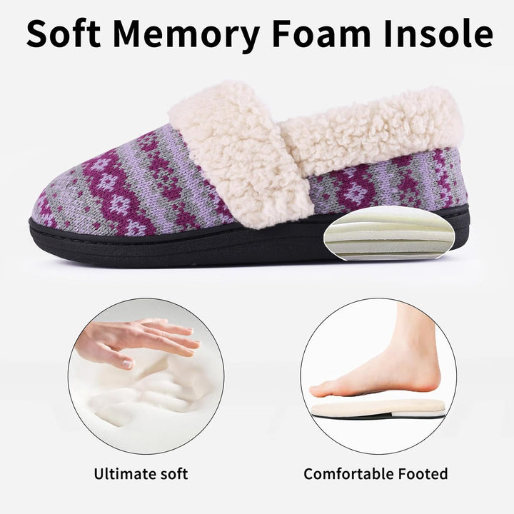 Winterse Gebreide Pantoffels - CozyCloud