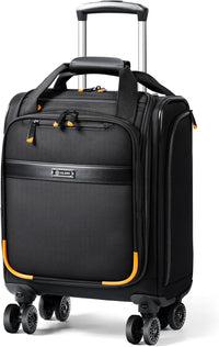 Luchthaven-Goedgekeurde Handbagage Trolley met Spinnerwielen & Laptopvak