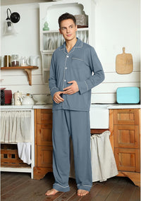 Comfortabele Katoenen Heren Pyjama - Leo