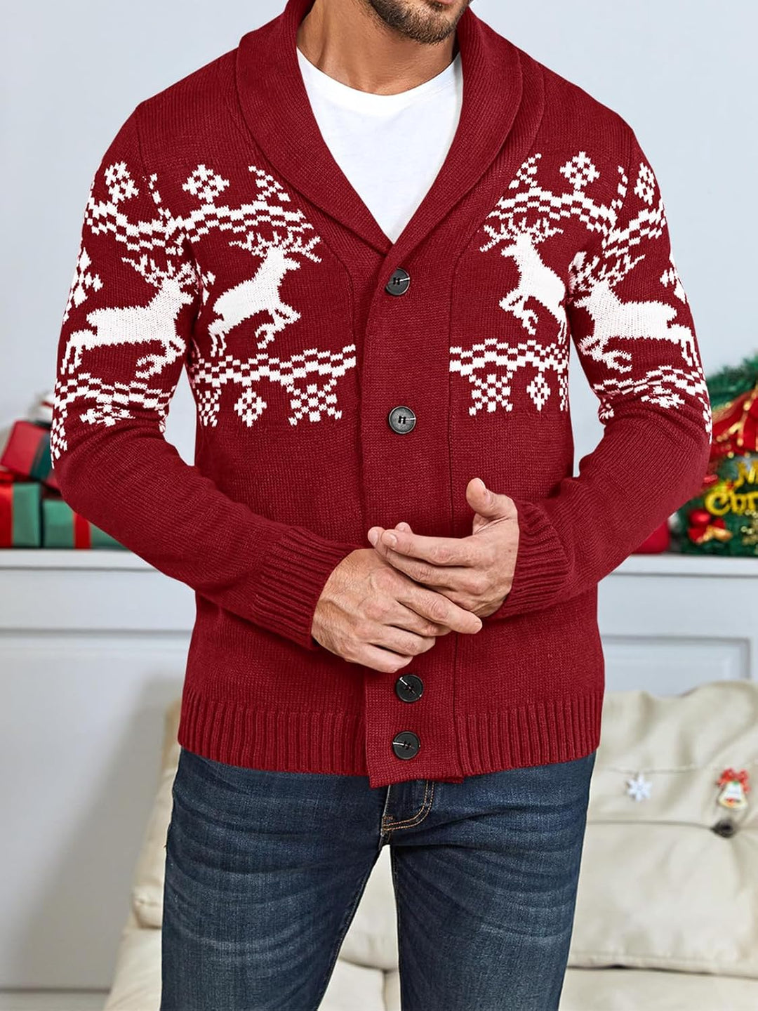 Comfortabel Gebreid Heren Vest - Lucas