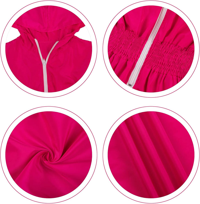 Retro Dames Windbreaker Jumpsuit - Elodie
