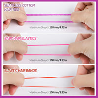 Kleurvolle Elastische Haarbanden en Accessoires Set