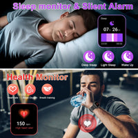 Militaire smartwatch dla mężczyzn z trackerem fitness - Wayne