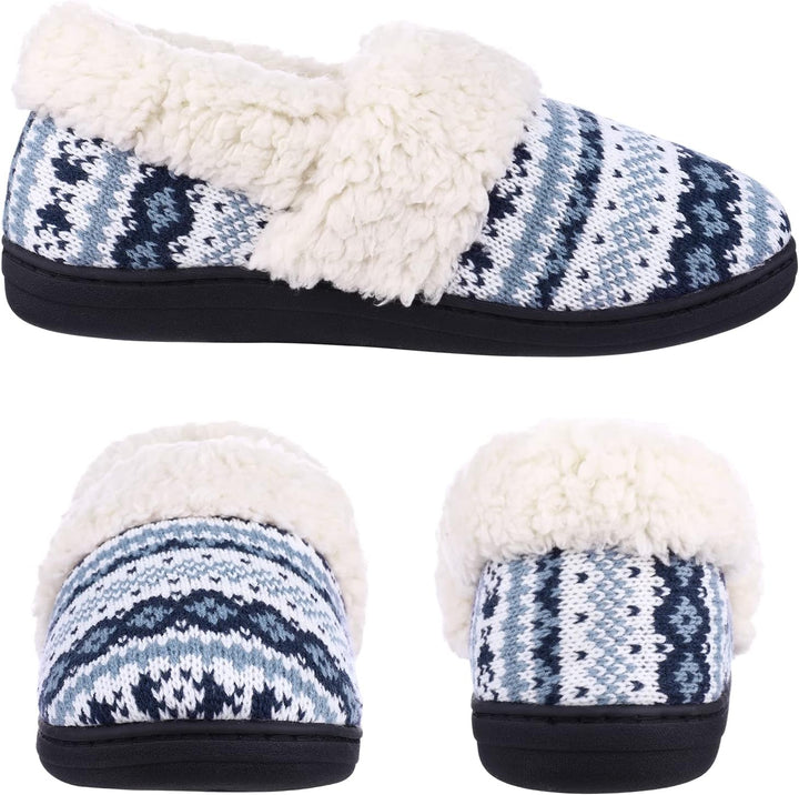 Winterse Gebreide Pantoffels - CozyCloud