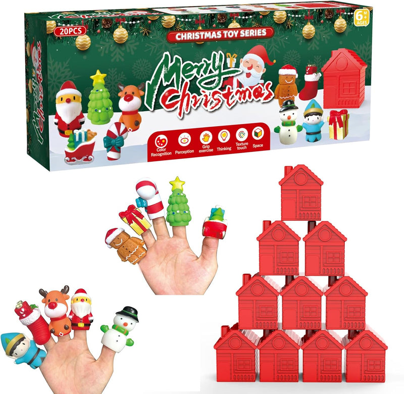 Kerst Vingerpoppen Set - FestiveFingers