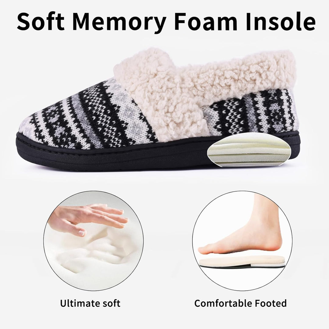 Winterse Gebreide Pantoffels - CozyCloud