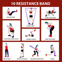 Pull-Up Assist Weerstandsbanden Set – Trainingsbanden voor Krachttraining