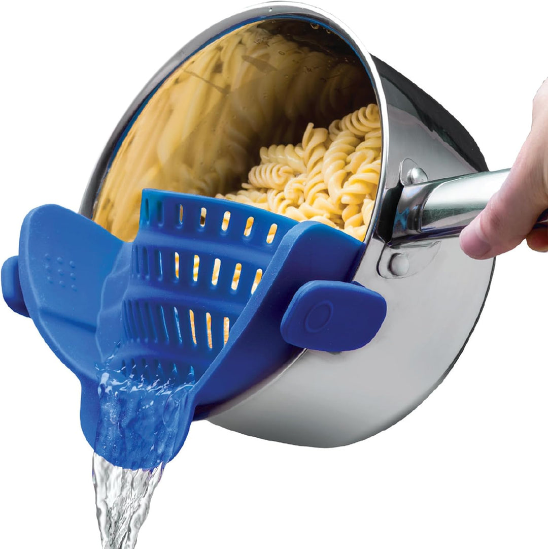 Silicone Clip-On Zeef – Hittebestendig Vergiet voor Pasta & Groenten