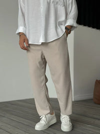 Luxe Herenbroek van Zachte Stof – Alessio