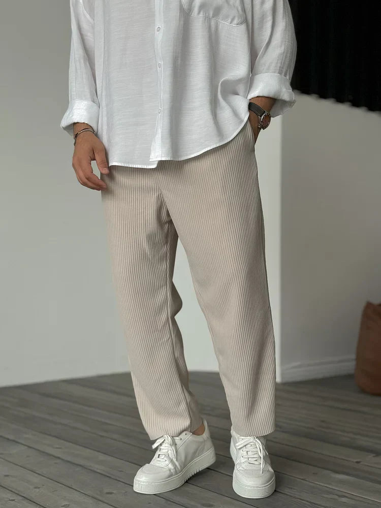 Luxe Herenbroek van Zachte Stof – Alessio